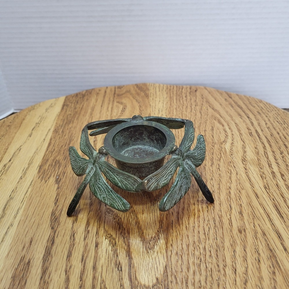 Zodax Dragonfly Trio Metal Candle Holder